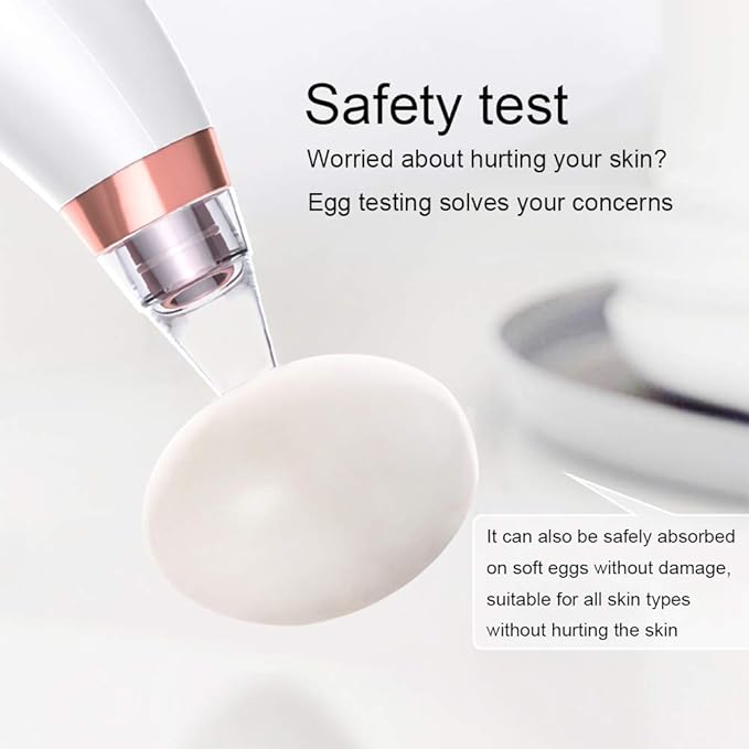 Yafei Pore Vacuum Removed Blackheads 2021 Upgraded Strong Suction Rechargeable Removing Black Heads USB Rechargeable Blackhead Removal Pimple for Women & Men Gray