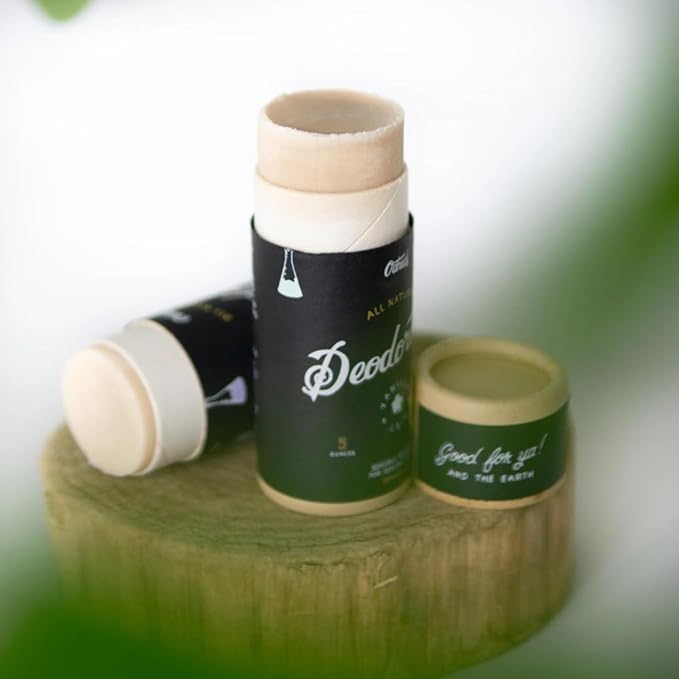 O'Douds Natural Deodorant - Aluminum Free, Paraben Free, Vegan Deodorant for Men & Women - Long-Lasting Protection & Gentle Formula for All Skin Types - Vanilla & Mint Scent, 3 oz.