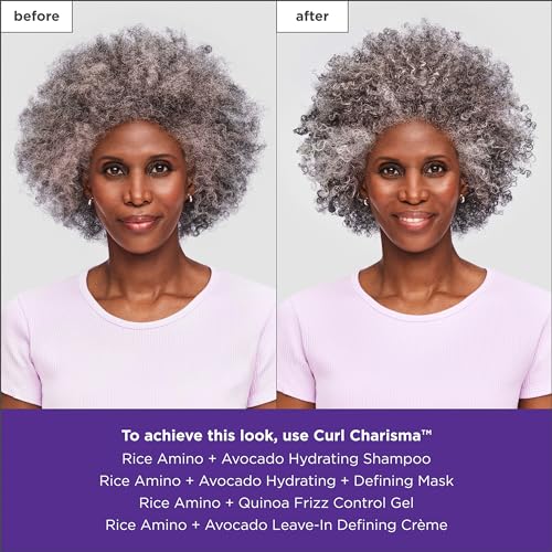Briogeo Curl Charisma Rice Amino + Avocado Hydrating & Defining Mask, Hair Mask for Wavy, Curly, and Coily Hair, Deeply Nourishes and Defines Curl Pattern, Protein-Free, Vegan, Cruelty-Free