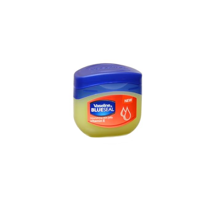 Vaseline BlueSeal Nourishing Skin Jelly 1.7oz (50ml) Jar with Vitamin E (Pack of 12)