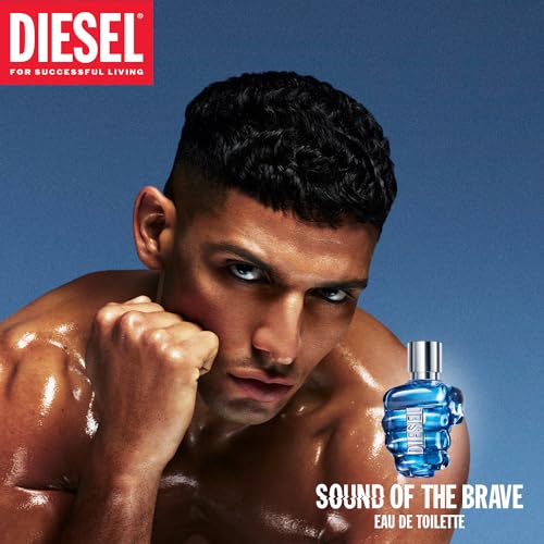 DIESEL Sound of the Brave, Eau de Toilette & Fragrance Gift Set for Men, Notes of Lemon, Spicy Juniper Berries & Ambery Wood