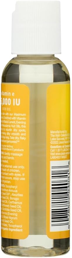 JASON Skin Care Vitamin E Oil 45,000 I.U. 2 fl. oz. Pure & Natural Beauty Oils (a) - 2pc