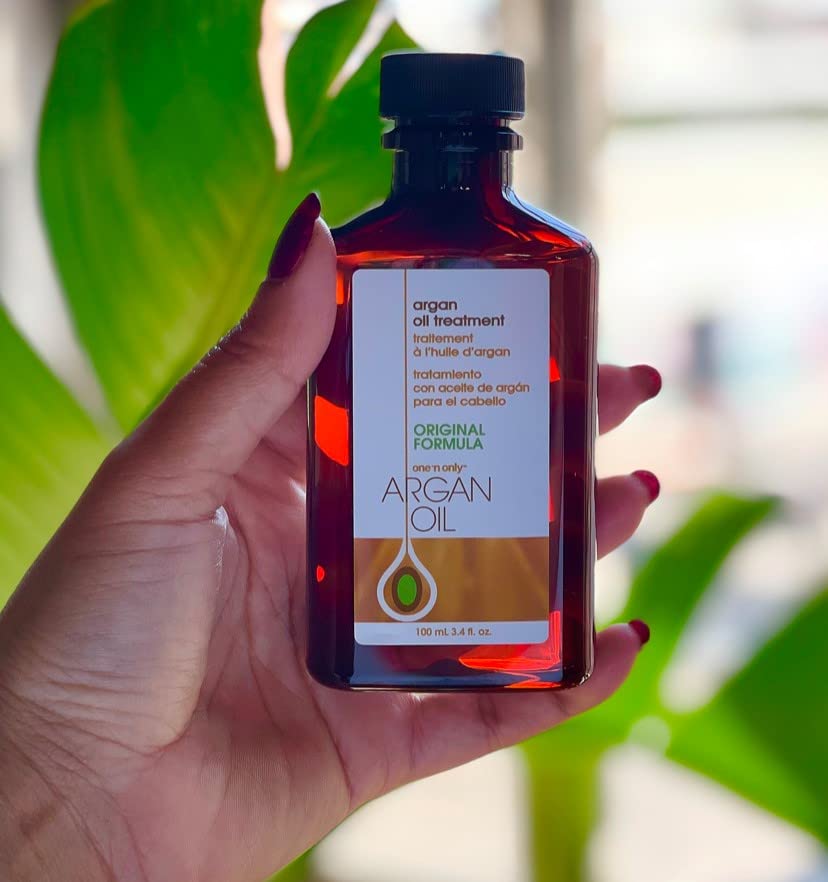 One 'n Only Argan Oil Hair Treatment - Hair Oil Smoothes and Strengthens Dry Damaged Hair, Eliminates Frizz, Creates Brilliant Shines, Non-Greasy Formula, 2 Fl. Oz