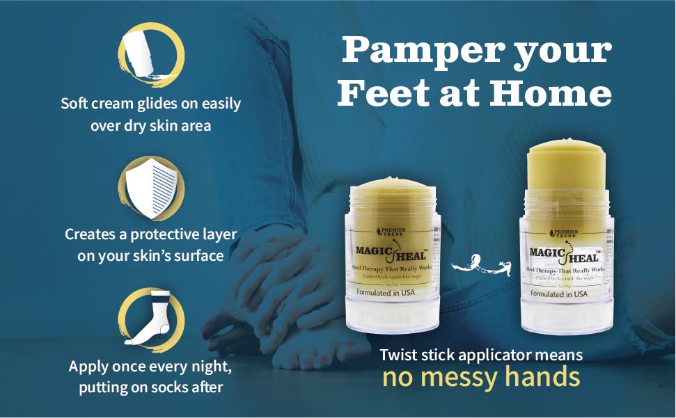 MagicHeal Heel Therapy That Really Works Cracked heels vanish like magic