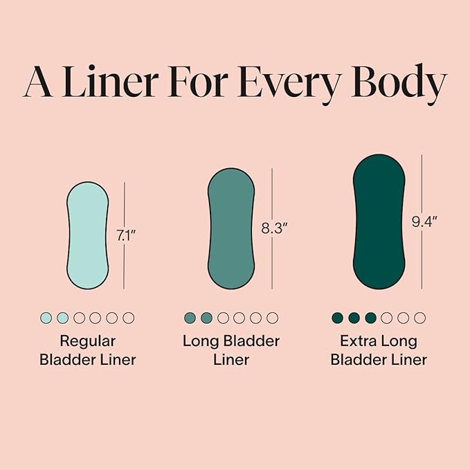 Cora Ultra Thin Organic Bladder Liners | Incontinence & Postpartum Pads for Women | Panty Liners for Bladder Leaks | Breathable Cotton (100 Extra Long)