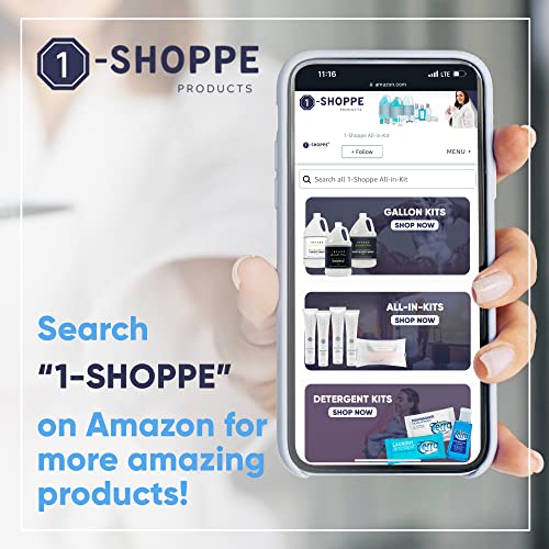 1-Shoppe All-in-Kit | H2O Tropical Infuse Hotel Shampoo | 1 Gallon | for Hospitality & Vacation Rentals to Refill Dispensers | (Single Gallon)