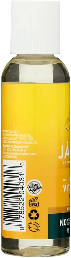 JASON Skin Care Vitamin E Oil 45,000 I.U. 2 fl. oz. Pure & Natural Beauty Oils (a) - 2pc