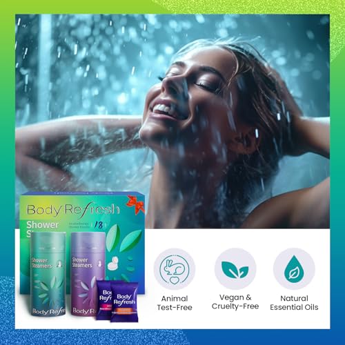 Shower Steamers Aromatherapy - Birthday Gifts for Women, 18 Pack Shower Bombs with Essential Oils, Self Care Gifts for Women, Mom, Womens Christmas Gifts, Stocking Stuffers for Adults Women Men Teens