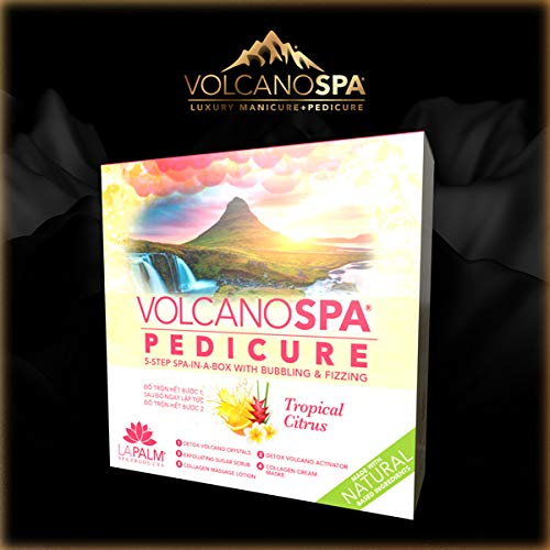 Volcano Spa Pedicure 7 scents 5 Step Spa -In a BOX, 7 PK