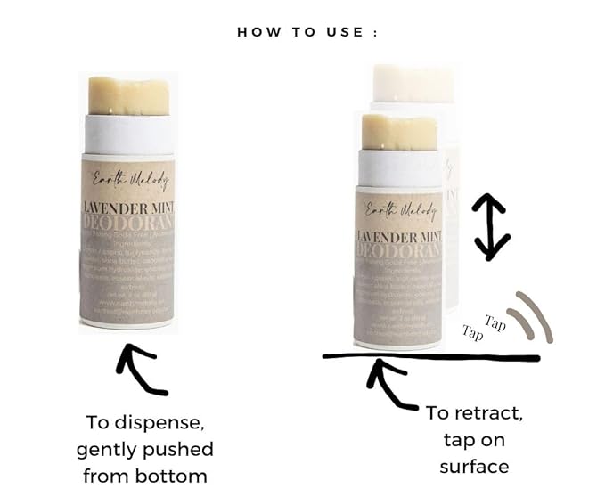 Earth Melody Natural deodorant | Cruelty Free & sensitive friendly | Sustainable, Baking soda and Aluminum Free, Long Lasting Odor Control Eucalyptus Lemongrass-2.5 oz Essential oil