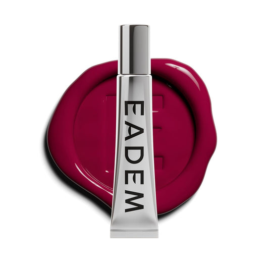 EADEM Le Chouchou Lip Softening Balm, Moisturizing Lip Gloss for Women, Lip Mask, Overnight Hydrating Luxury Lip Balm, 0.5 oz, Bissap Glaze