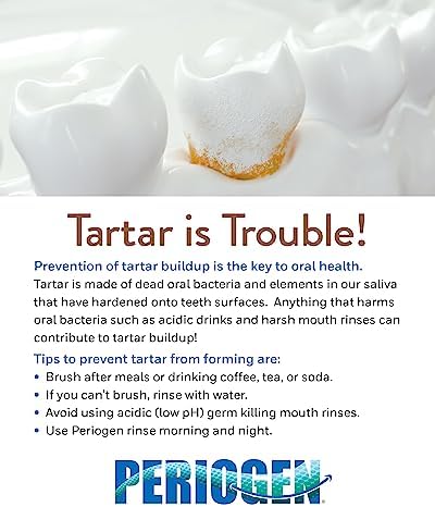 Periogen Tartar Control Toothpaste, SLS Free, Enamel Safe, Whitening Gel Formula, Get Your Teeth Hygienist Clean with Periogen Oral Care!