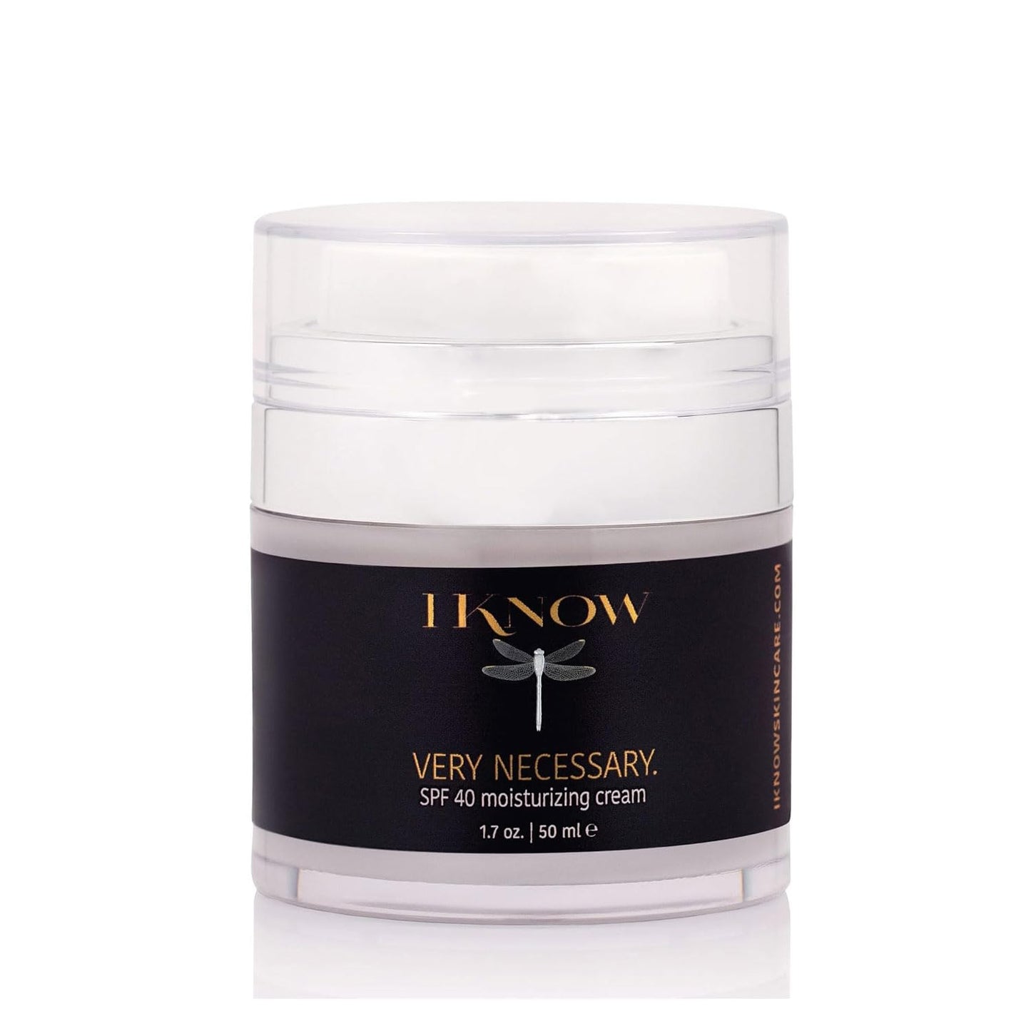 IKNOW VERY NECESSARY Broad Spectrum SPF 40 Skincare, Sun Protection Cream for UV Protection, Broad Spectrum SPF 40 Moisturizer Lotion for Pro-Aging, Spf 40 Facial Moisturizer and Sunblock