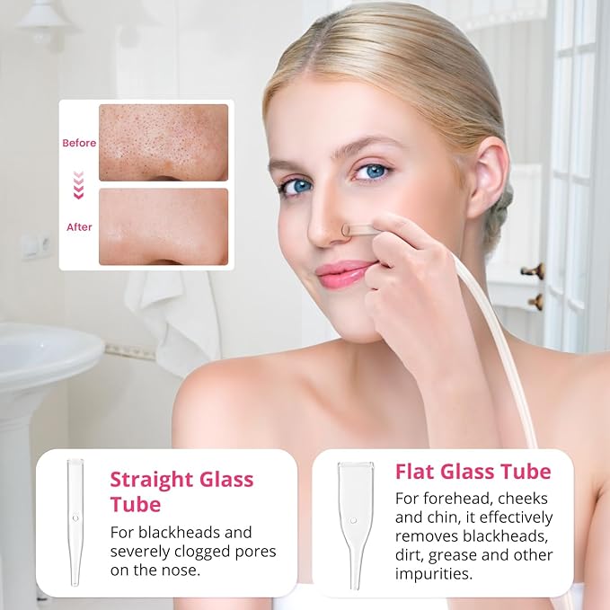At-home Microdermabrasion Machine, UNOISETION 3 in 1 Dermabrasion Facial Machine for Exfoliation & Blackhead Removal