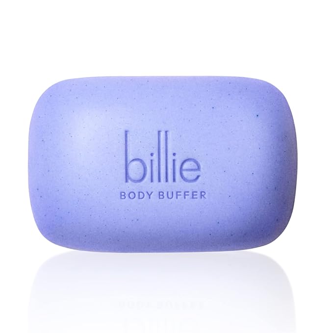 Billie Razors for Women Shave Kit – Razor + 4 x 5-Blade Razor Refills + Magnetic Holder – Minty & Body Buffer - Pre-shave Exfoliating Bar - 3.5 oz