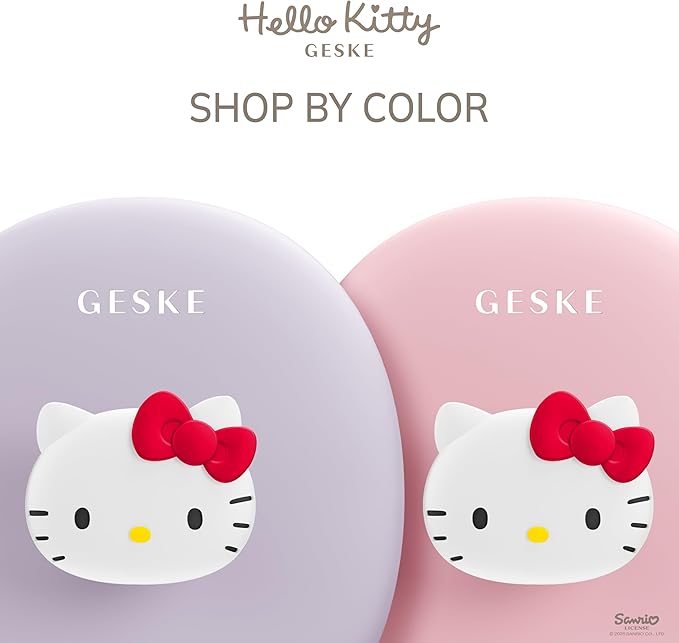x Hello Kitty | SmartAppGuided 3-in-1 Professional Facial Brush | Soft Silicone With Handle | Gentle Cleansing for Routine Skincare