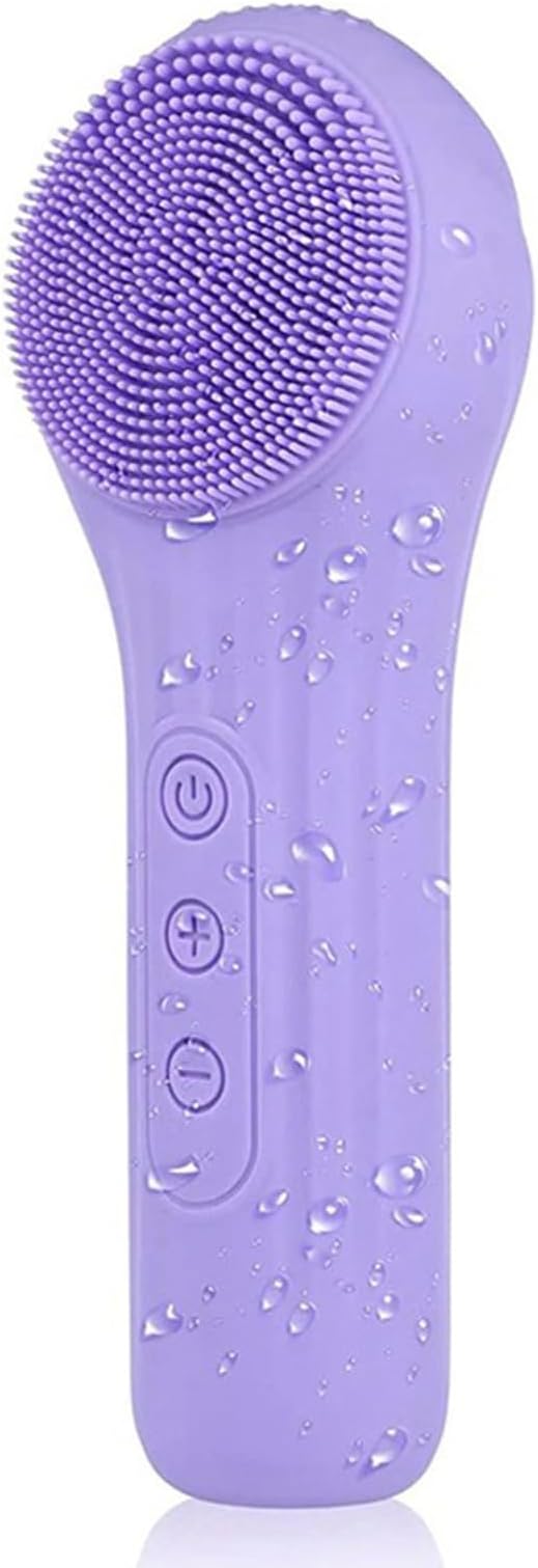 Facial Cleansing Brush face Scrubber Waterproof and Rechargeable Face Scrub Brush for Men & Women, Electric Silicone Face Scrubber for Facial, Electric Deep Cleaning, Exfoliating and Massaging