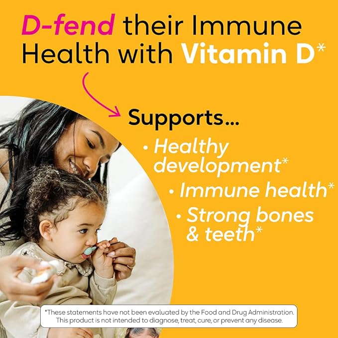 BioGaia Immune Active Baby Probiotic Drops + Vitamin D | for Babies & Toddlers 0-36 Months | Supports Digestive & Immune Health | Allergen, Dairy, Soy & Gluten Free | Backed by 30 Years of Research