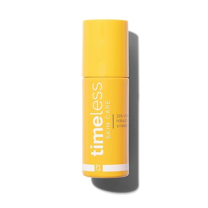 Timeless Skin Care Vitamin C Serum with Vitamin E & Ferulic Acid - Serum - for Oily & Dry Skin - Fragrance-Free - 1.7 Fl oz