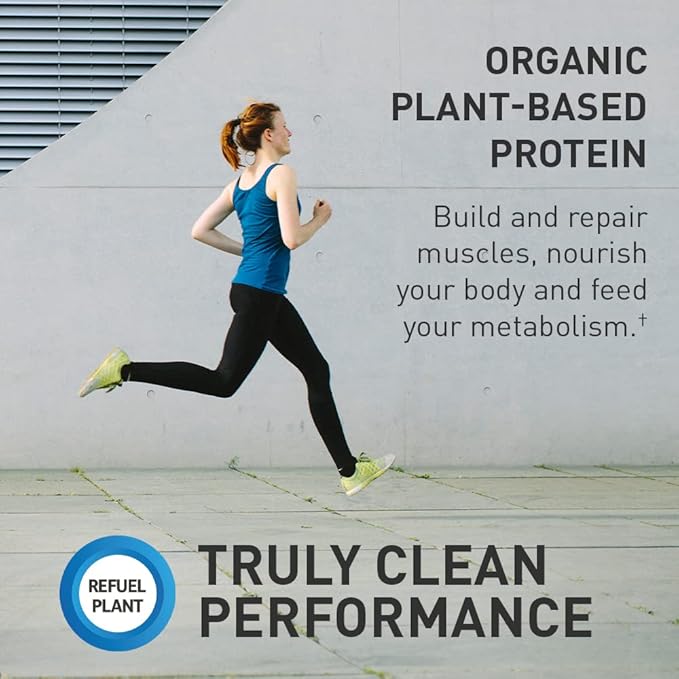 Organic Vegan Vanilla Protein Powder with Probiotics, BCAAs, 30g Plant Protein, NSF Certified, Gluten Free & Sport, Non GMO, Garden of Life Sport Protein Powder - 19 Servings