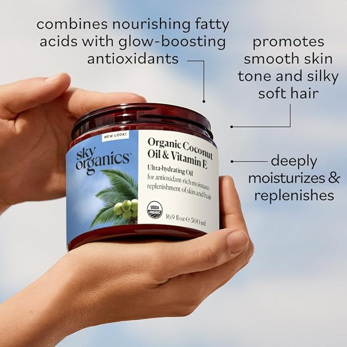 Sky Organics Coconut Oil and Vitamin E & Fractionated Coconut Oil