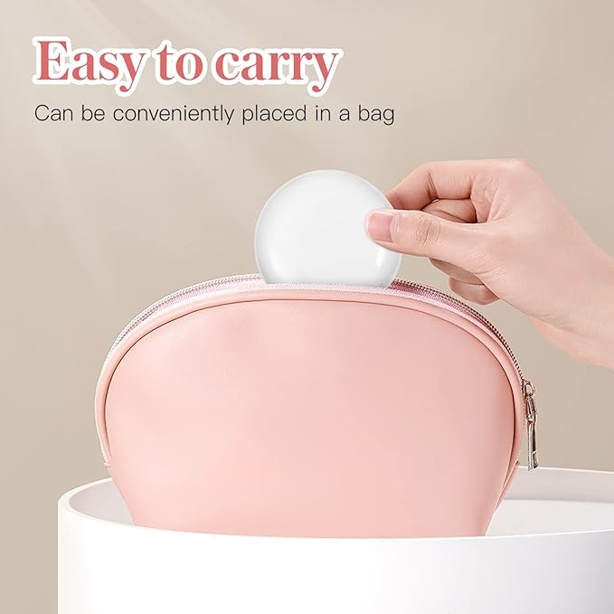 Beaupretty Plastic Container 4 Pieces Plastic Lips Balm Jars Empty Lip Mask Holder Box with Silicone Lip Brush Mirror Refillable Lipstick Pot for Home Travel Travel Containers