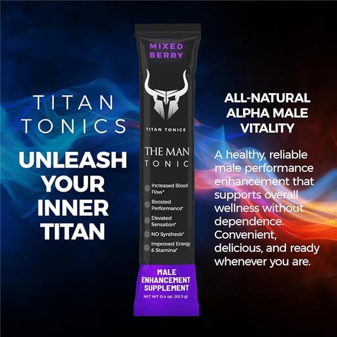 Male Enhancement Supplement – Testosterone Booster for Men with Nitrosigine, L-Citrulline, Horny Goat Weed & Tongkat Ali – for Performance, Enlargement, Libido & Drive (Berry 2-Pack)