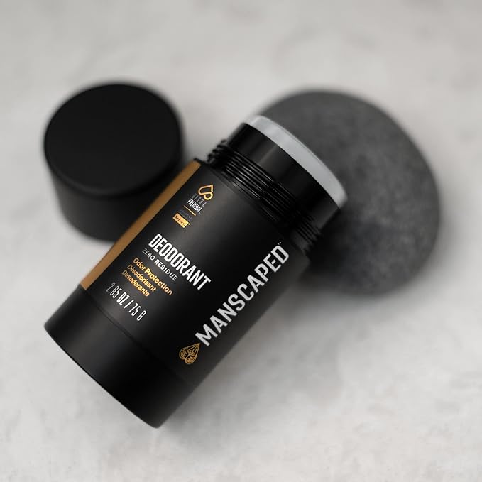 MANSCAPED® UltraPremium Deodorant, Aluminum-Free Clear Formula, Soft and Comfortable with Cologne-Quality Fragrance for Under Arm Odor Protection, 2.65 oz Stick (1 Pack)