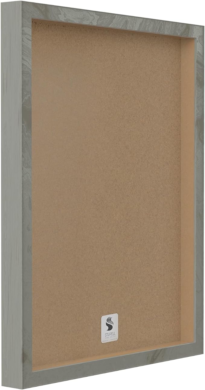 Stupell Industries Abstract Mindfulness Exercise Framed Giclee Wall Art Design by Tim Parker, Gray Framed, 14 x 11