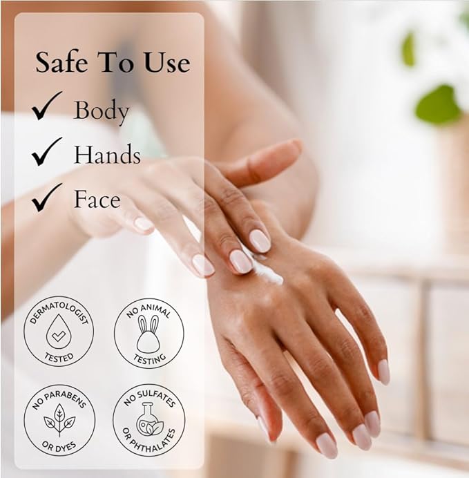 NATURE WELL Clinical Vitamin C 16oz & Collagen Peptide 10oz Moisturizing Cream Bundle for Face, Body, & Hands, Plump & Nourish, Brighten & Smooth, Provides Intense Hydration For Dry & Dull Skin