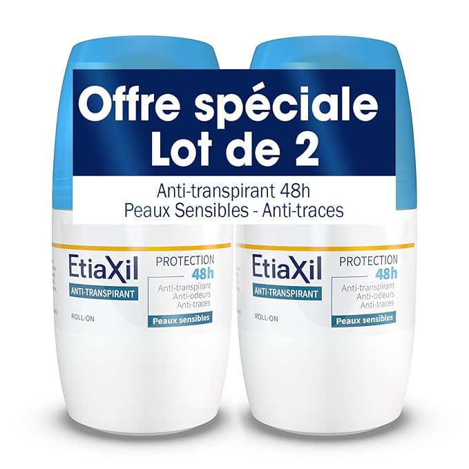 Etiaxil Anti-Perspirant Deodorant 48H Roll-on 2 x 50ml by Etiaxil