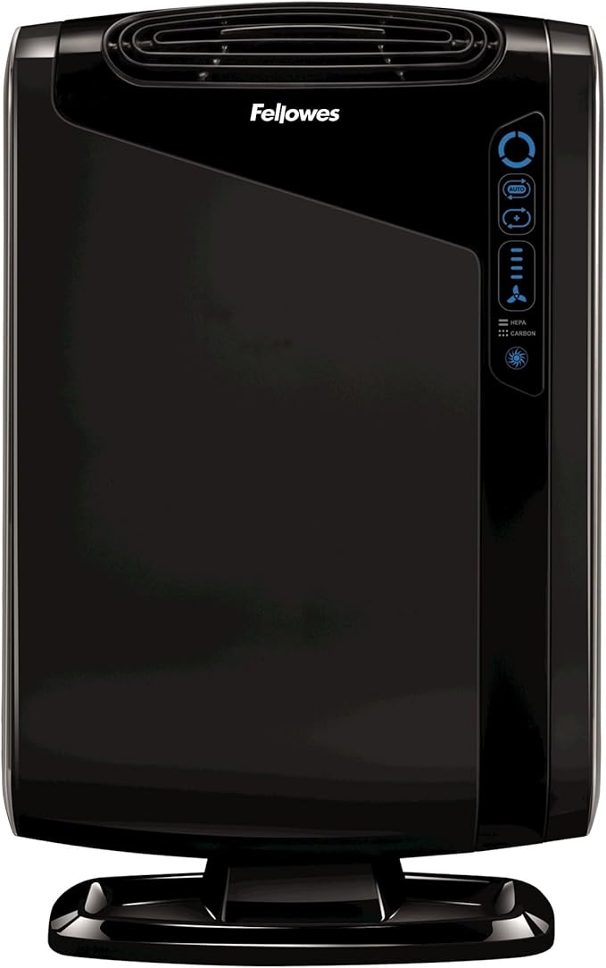 Fellowes AeraMax 290 Air Purifier Mold, Odors, Dust, Smoke, Allergens and Germs with True HEPA Filter and 4-Stage Purification, Large Room 300-600 sq. ft., Black