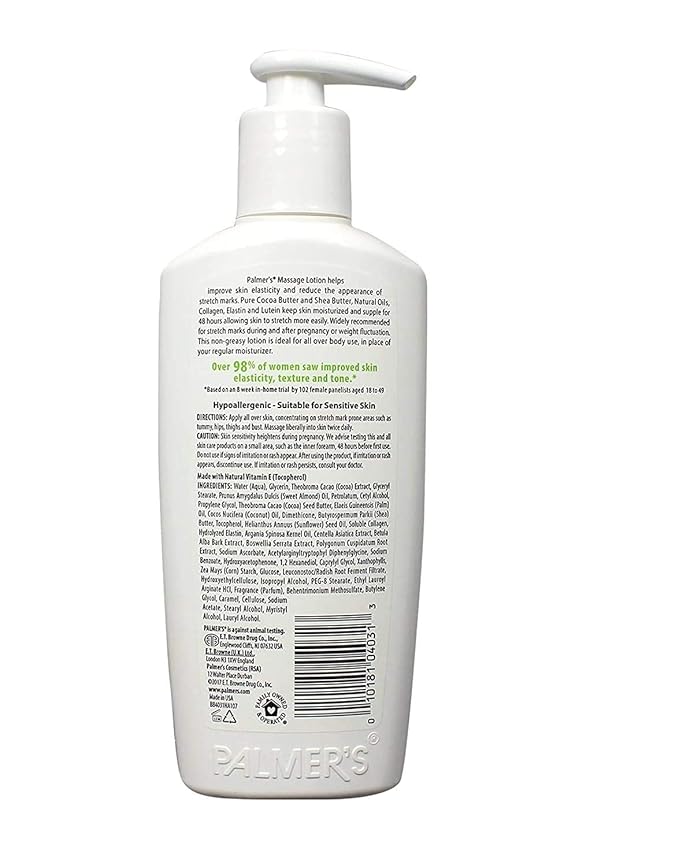 Palmer's Formula Massage Lotion For Stretch Marks with Vitamin E and Shea Women Body Lotion 8.5 Ounce Pack of, Cocoa Butter, 8.5 Ounce, (Pack of 3)