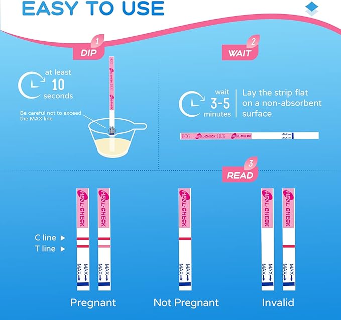 Ovulation Test Strips 25 and Pregnancy Tests 10, HEAL-CHECK Bulk Ovulation Predictor Kit for Women TTC, Over 99% Accuracy, Easy to Use at Home, Individually Wrapped, FSA HSA | 25LH+10HCG+35 Urine Cup