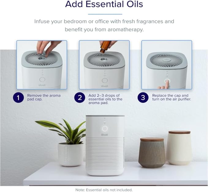 LEVOIT LV-H128 Air Purifier Replacement, 3-in-1 Pre-Filter, Capture Dust Smoke Pollen, Activated Carbon, 3-Stage Filtration System, 2 Piece Set, LV-H128-RF, 1 Pack