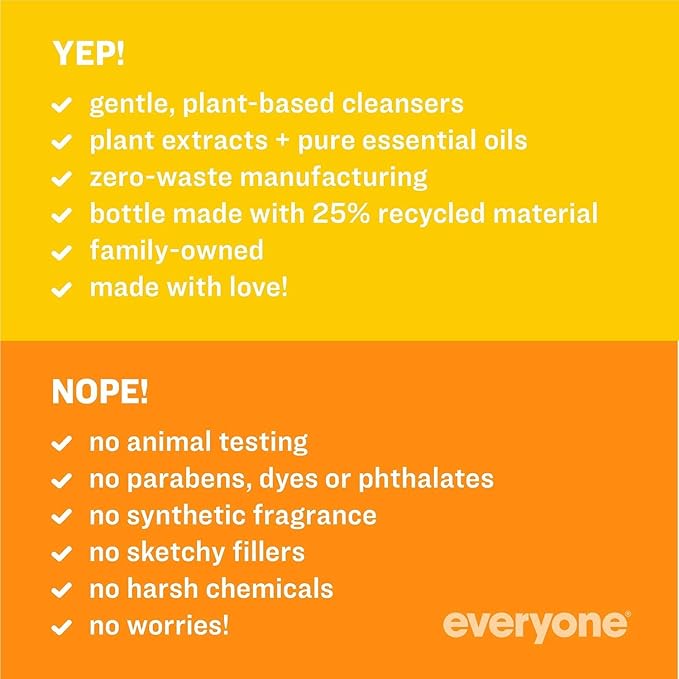 Everyone Nourishing Hand and Body Lotion, 32 Ounce (Pack of 1), Citrus and Mint, Plant-Based Lotion with Pure Essential Oils, Coconut Oil, Aloe Vera and Vitamin E