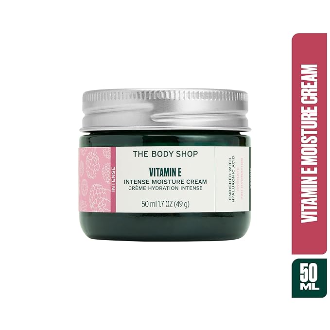 The Body Shop Vitamin-E Intense Moisture Cream for Unisex, 1.7 Ounce