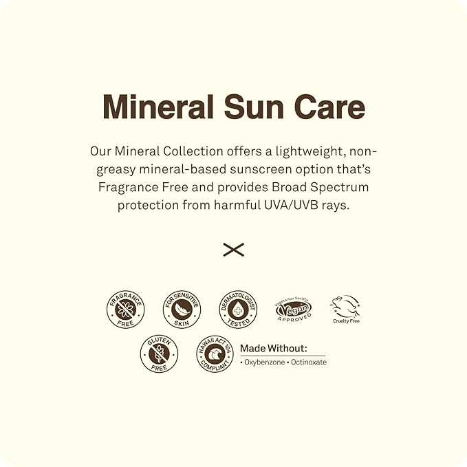 Sun Bum Mineral SPF 30 Sunscreen Body Lotion - Broad Spectrum Moisturizing Facial Sunscreen with Vitamin E - Vegan and Hawaii 104 Act Compliant (Without Octinoxate & Oxybenzone) - Travel Friendly 3 oz