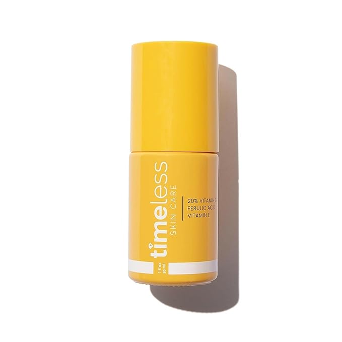 Timeless Skin Care Vitamin C Serum with Vitamin E & Ferulic Acid - Serum - for Oily & Dry Skin - Fragrance-Free - 1 Fl oz