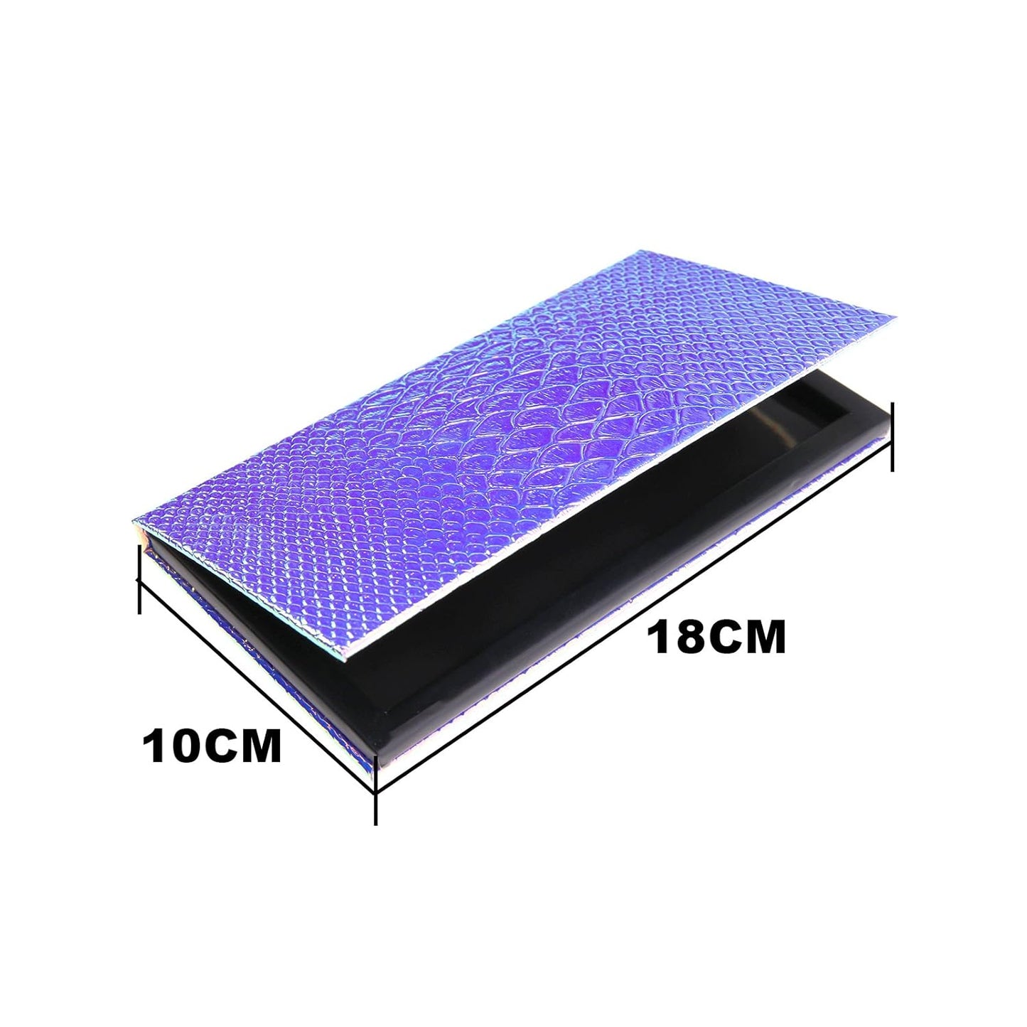 Large Empty Eyeshadow Makeup Box Magnetic Cosmetics Palette Fish Scale DIY Storage Tray Box Holder