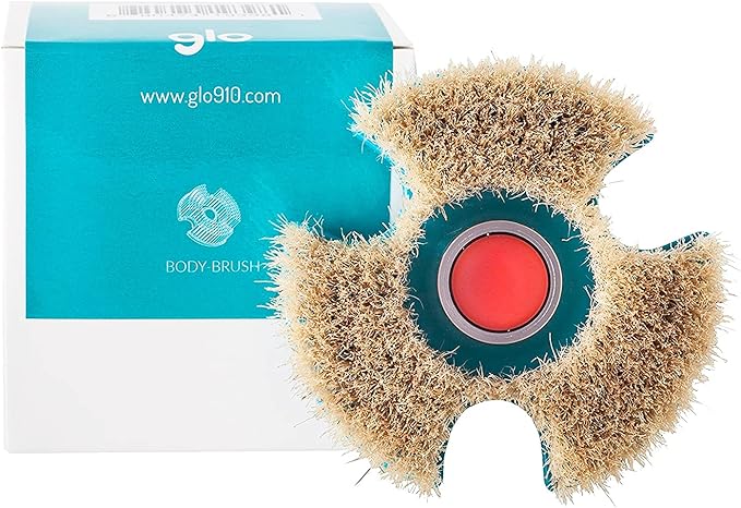 Body-Brush Massage | Skin Smooth and Wrinkle Free | to Massage Away Toxins | Anti-Cellulite Professional Massager | Can Help Reduce Fat Cells | Efficient Body Scrub | GLO Patented Design
