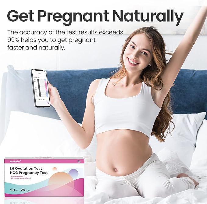 Femometer LH50HCG20+LH50 Ovulation Test Strip