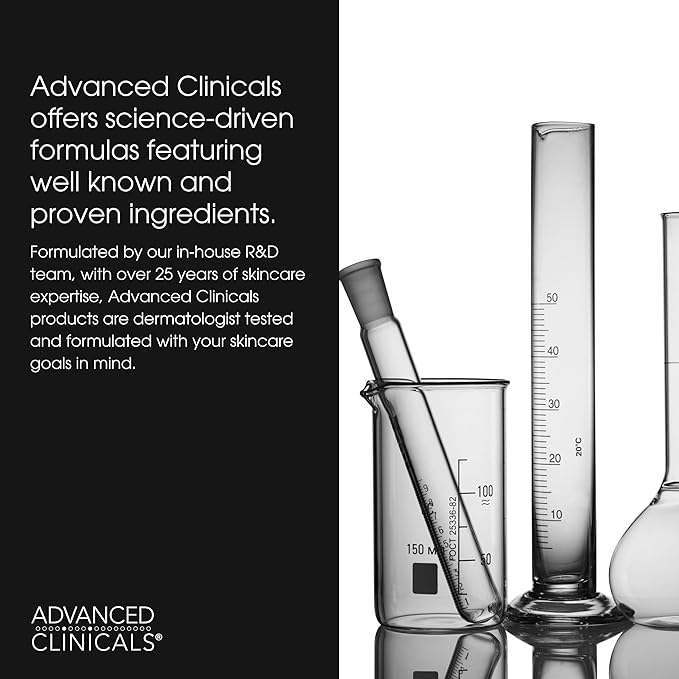 Advanced Clinicals Hydrating Collagen Oil For Body & After Shower | Visible Anti Aging Skincare Moisturizer Collagen Body Oils For Women & Men Helps Soften Appearance Of Crepey Skin, Large 12 Fl Oz