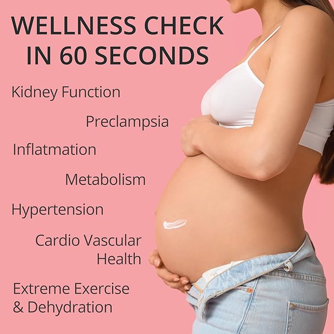 DoubleCheck Protein and Microalbumin Urine Test Strips for Urinalysis (50ct), Check for Preeclampsia, Proteinuria, Microalbuminuria and Kidney Health