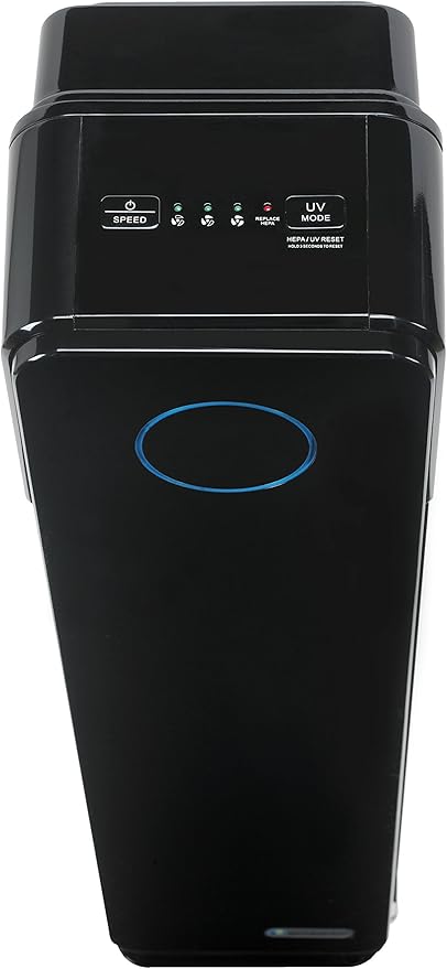 Germ Guardian True HEPA Filter Air Purifier with UV Light Sanitizer, Eliminates Germs, Filters Allergies, Pollen, Smoke, Dust, Pet Dander,Mold,Odors,Quiet 28in 3-in-1 Air Purifier for Home AC5300B2PK