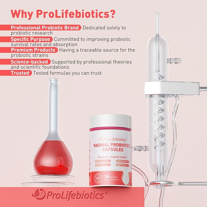 Vaginal Probiotics for Women pH Balance with Prebiotics & Postbiotics Blend,Women’s Vaginal Heath Supplement,Supports Vaginal Health for Vaginal Odor and Vaginal Flora,30 Servings