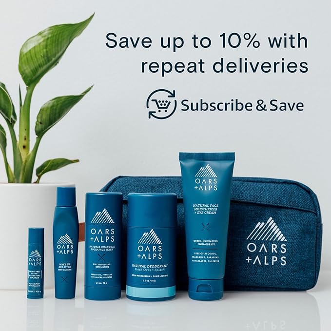 Oars + Alps Spray Deodorant for Men and Women, Aluminum Free Deodorant and Full Body Spray, California Coast