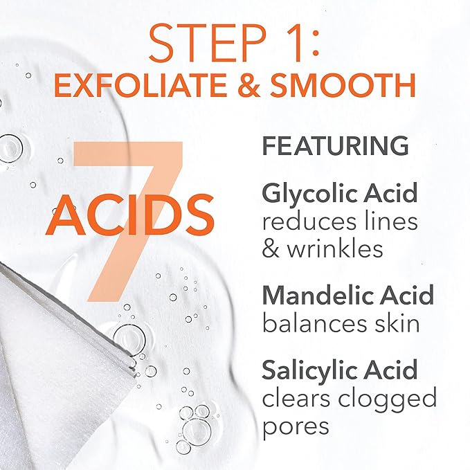 Dr. Dennis Gross Alpha Beta Extra Strength Daily Peel – 2-Step Exfoliating Pads for Enhanced Anti-Aging, Smoother Skin, and Radiant Complexion, 5 Treatments