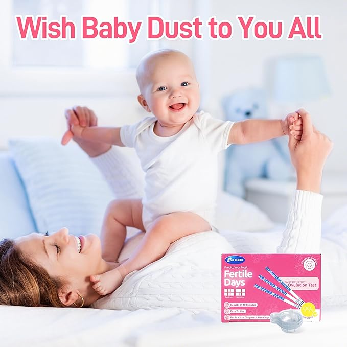 Ovulation Test Strips 40 and Pregnancy Tests 25, HEAL-CHECK Bulk Ovulation Predictor Kit for Women TTC, Over 99% Accuracy, Easy to Use at Home, Individually Wrapped, FSA HSA | 40LH+25HCG+65 Urine Cup