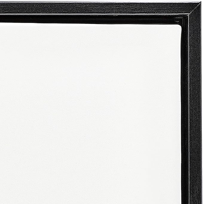 Stupell Industries Abstract Mindfulness Exercise Framed Floater Canvas Wall Art Design by Tim Parker, Black Floater Frame, 21 x 17